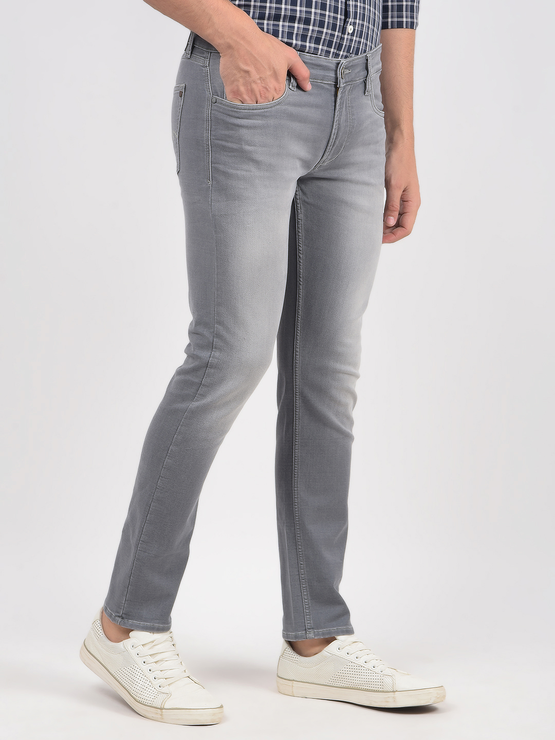 Numero Uno Men Solid GREY Jeans